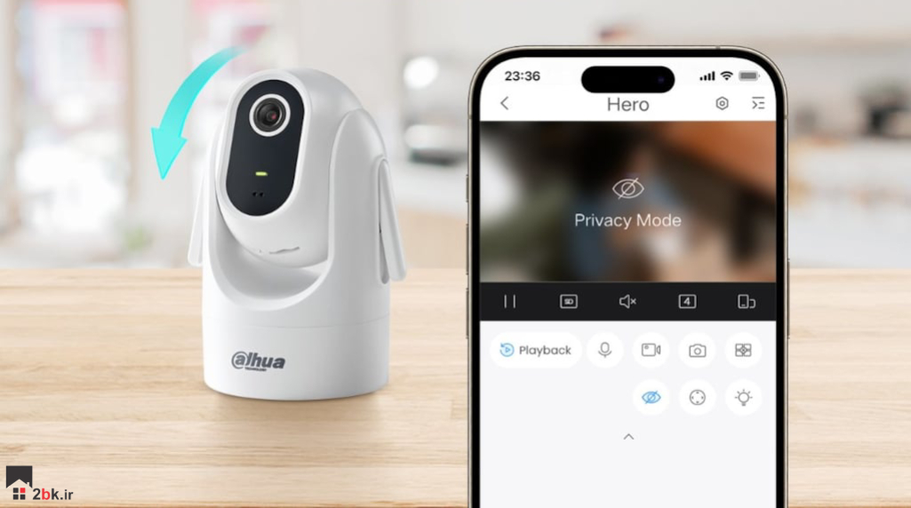 h4c حفظ حریم شخصی در دوربین داهوا